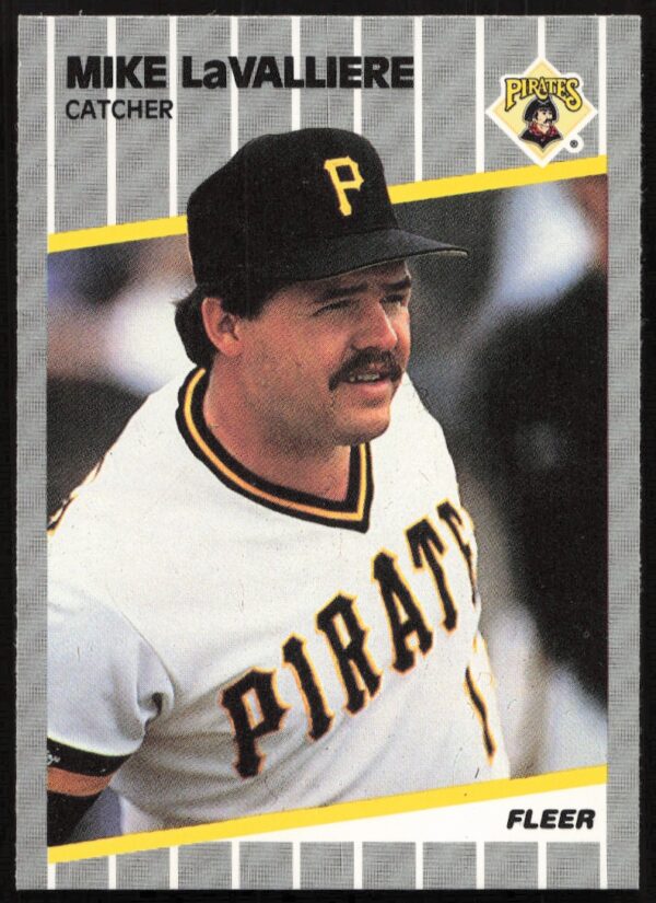 1989 Fleer Mike LaValliere #213 (Front)