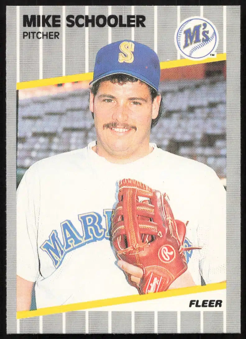 1989 Fleer Mike Schooler #559 (Front)