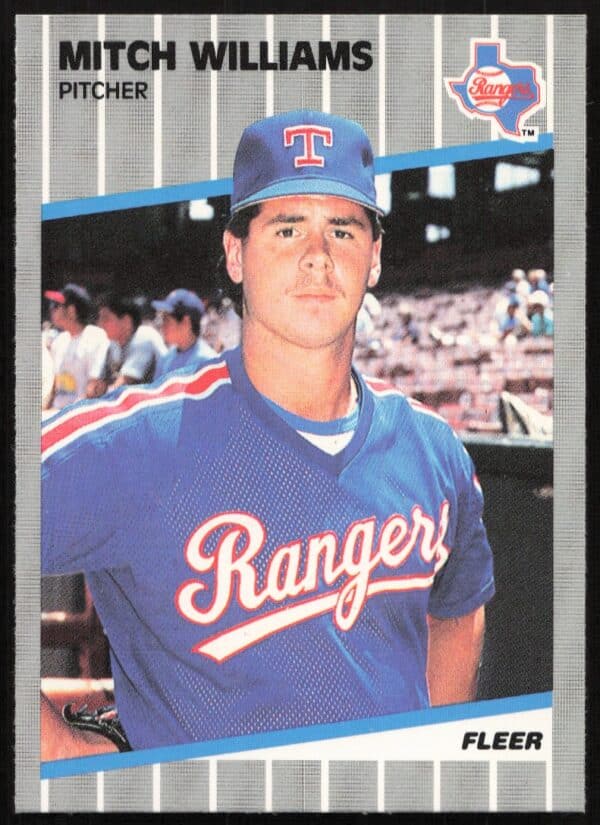 1989 Fleer Mitch Williams #536 (Front)