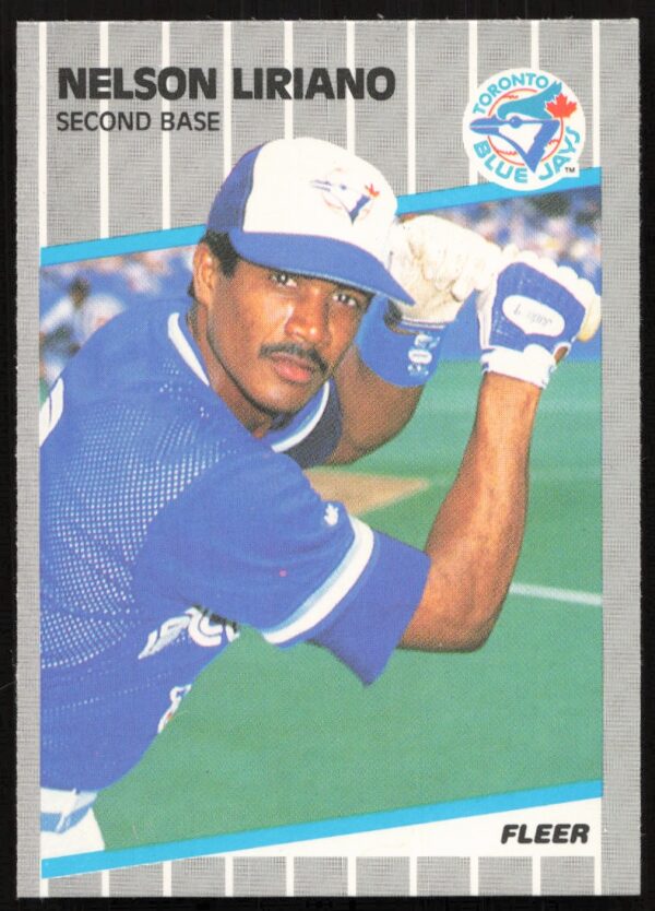 1989 Fleer Nelson Liriano #239 (Front)