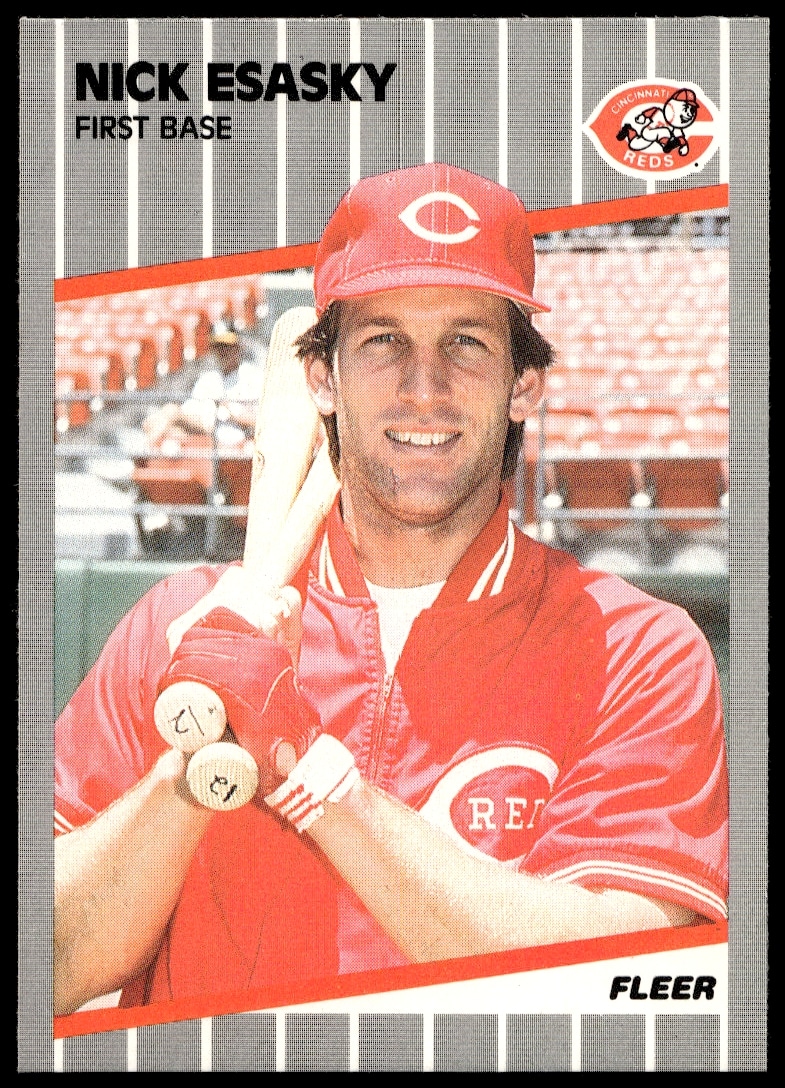 1989 Fleer Nick Esasky #161 (Front)