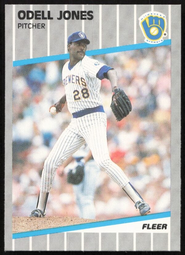 1989 Fleer Odell Jones #189 (Front)