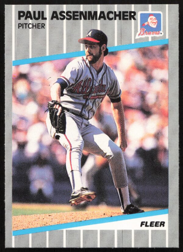 1989 Fleer Paul Assenmacher #586 (Front)