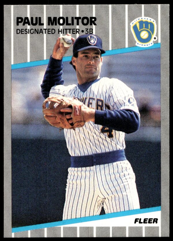 1989 Fleer Paul Molitor #193 (Front)