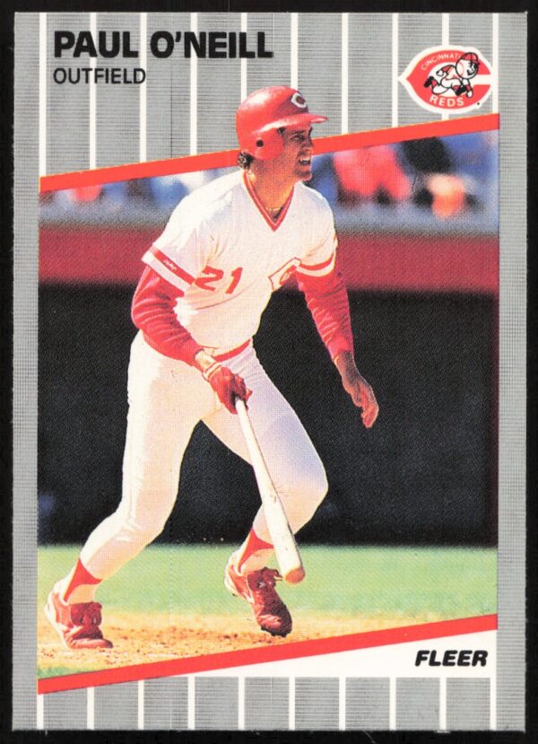 1989 Fleer Paul O'Neill #166 (Front)