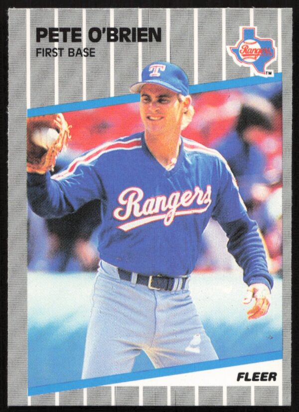 1989 Fleer Pete O'Brien #529 (Front)