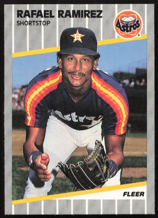 1989 Fleer Rafael Ramirez #365 (Front)