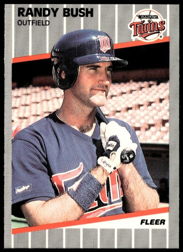 1989 Fleer Randy Bush #107 (Front)