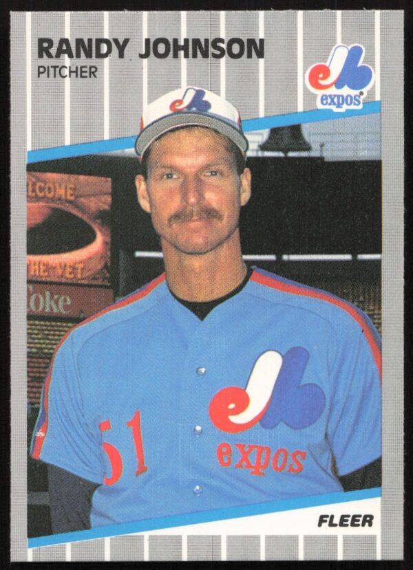 1989 Fleer Randy Johnson #381 (Front)