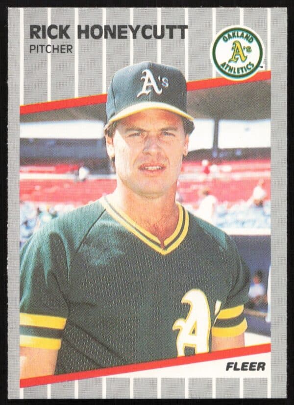 1989 Fleer Rick Honeycutt #11 (Front)