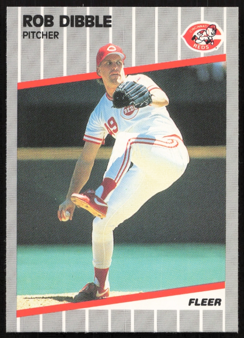 1989 Fleer Rob Dibble #160 (Front)