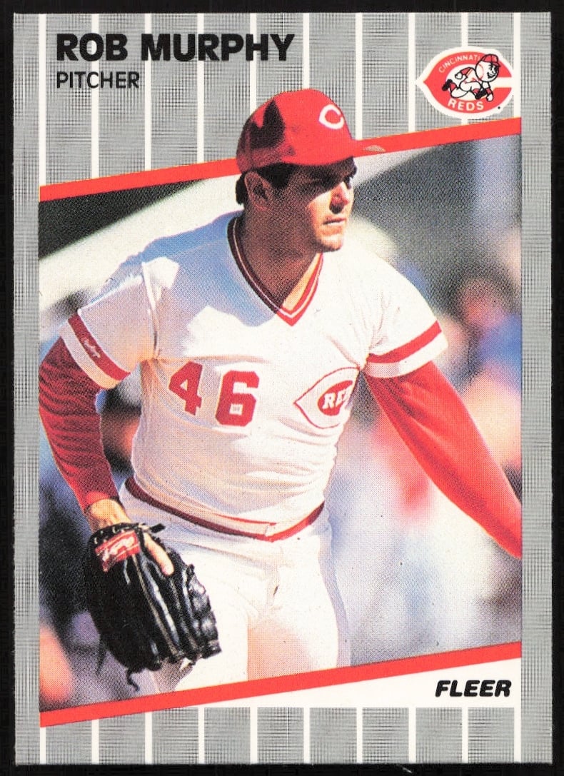 1989 Fleer Rob Murphy #165 (Front)