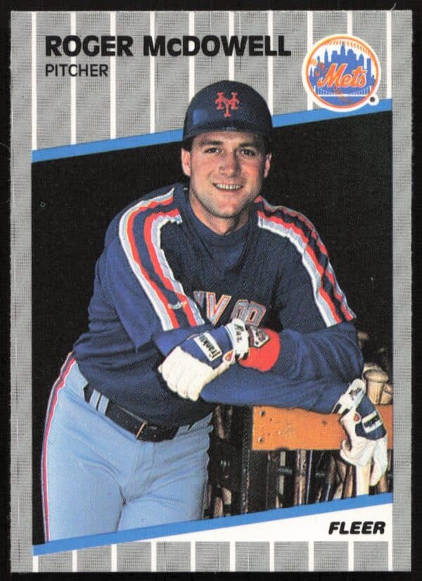 1989 Fleer Roger McDowell #43 (Front)