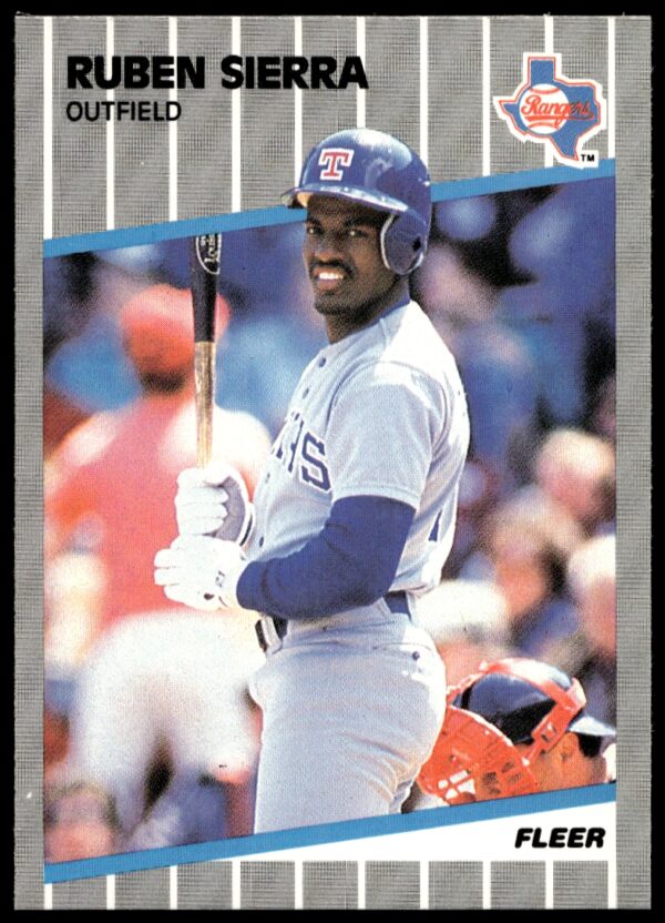 1989 Fleer Ruben Sierra #532 (Front)