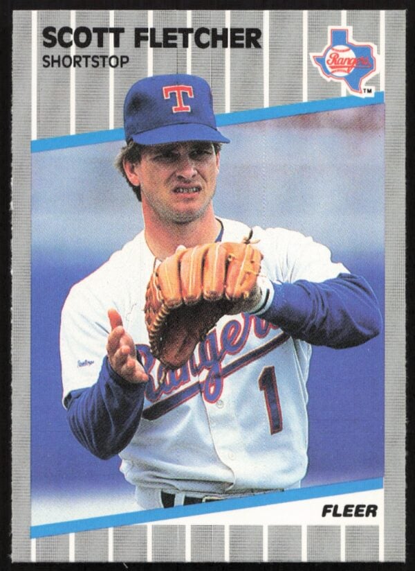 1989 Fleer Scott Fletcher #518 (Front)