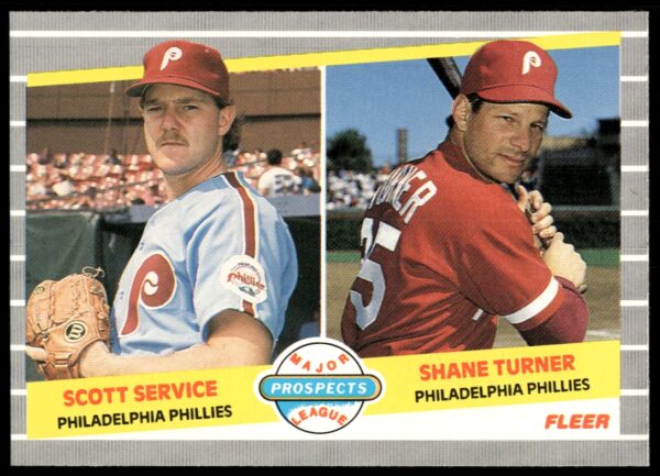 1989 Fleer Scott Service / Shane Turner MLP