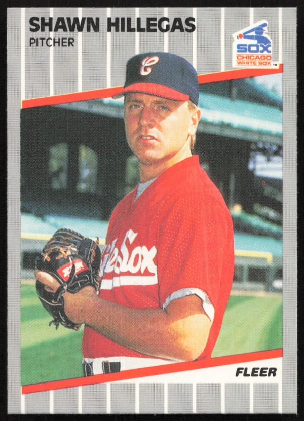 1989 Fleer Shawn Hillegas #498 (Front)