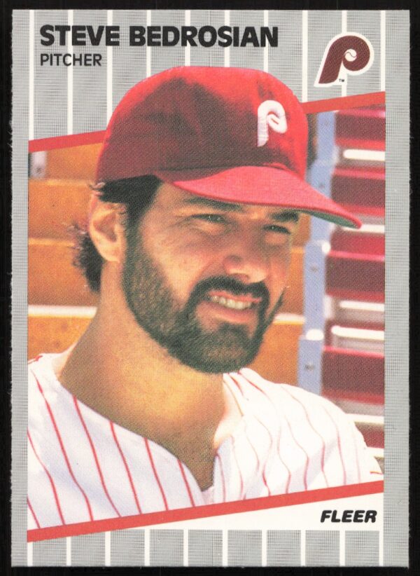 1989 Fleer Steve Bedrosian #562 (Front)