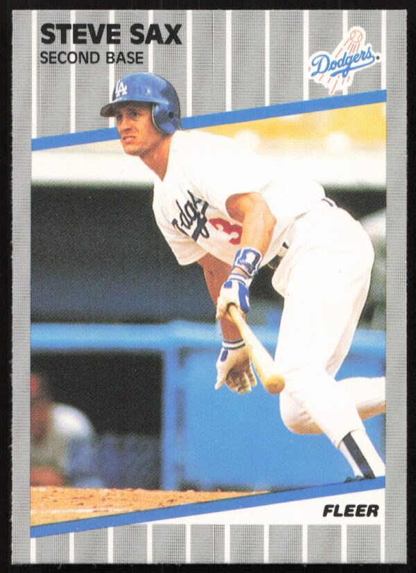 1989 Fleer Steve Sax #70 (Front)