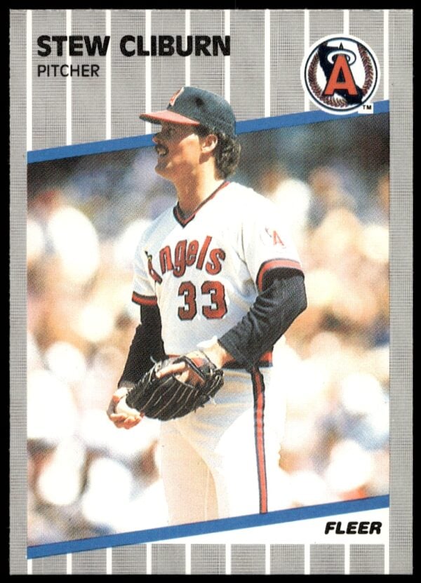 1989 Fleer Stew Cliburn #471 (Front)