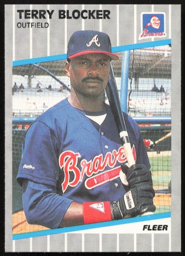 1989 Fleer Terry Blocker #589 (Front)