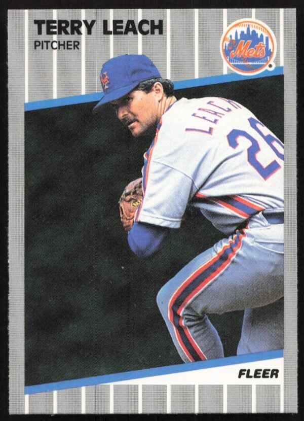 1989 Fleer Terry Leach #40 (Front)