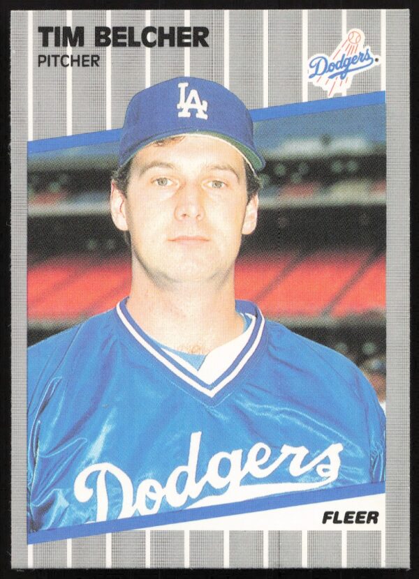 1989 Fleer Tim Belcher #54 (Front)