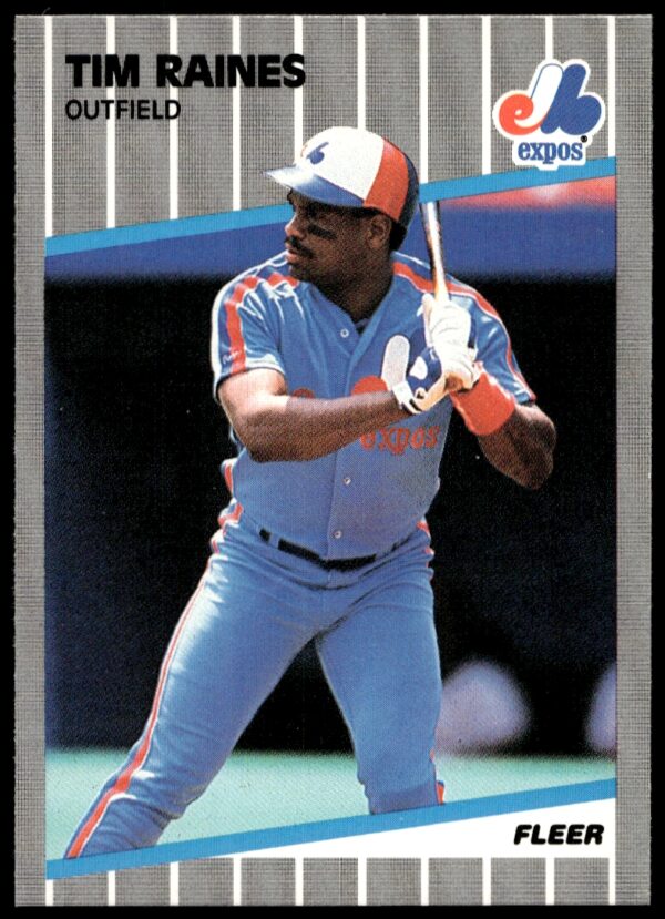 1989 Fleer Tim Raines #391 (Front)