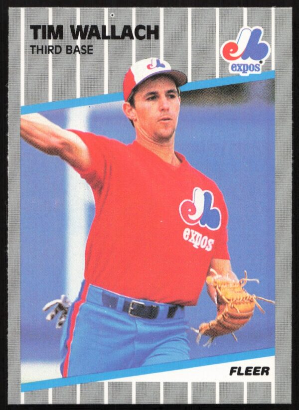 1989 Fleer Tim Wallach #395 (Front)