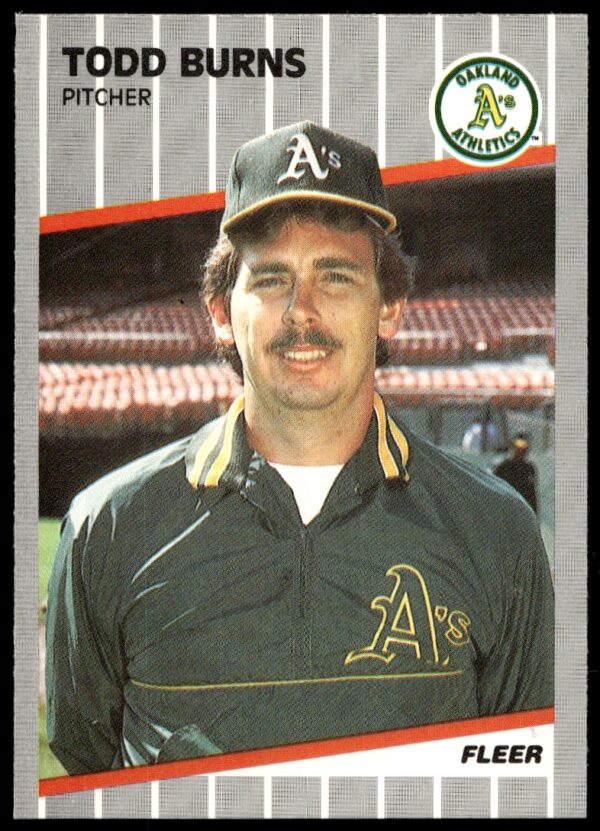 1989 Fleer Todd Burns #3 (Front)