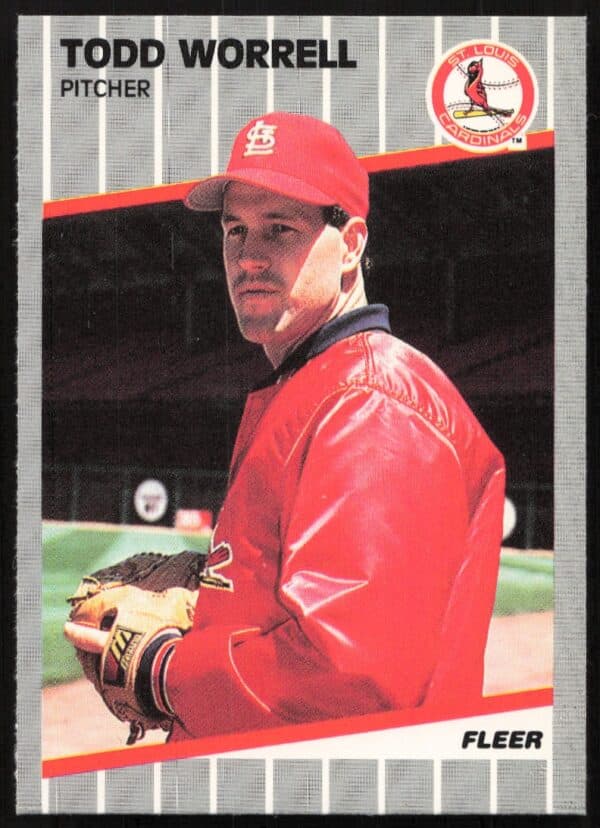 1989 Fleer Todd Worrell #466 (Front)