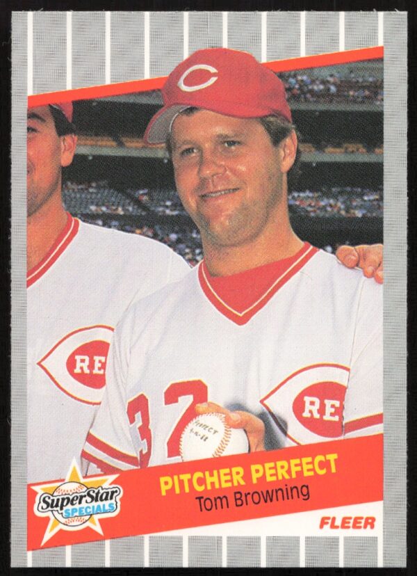 1989 Fleer Tom Browning #629 (Front)