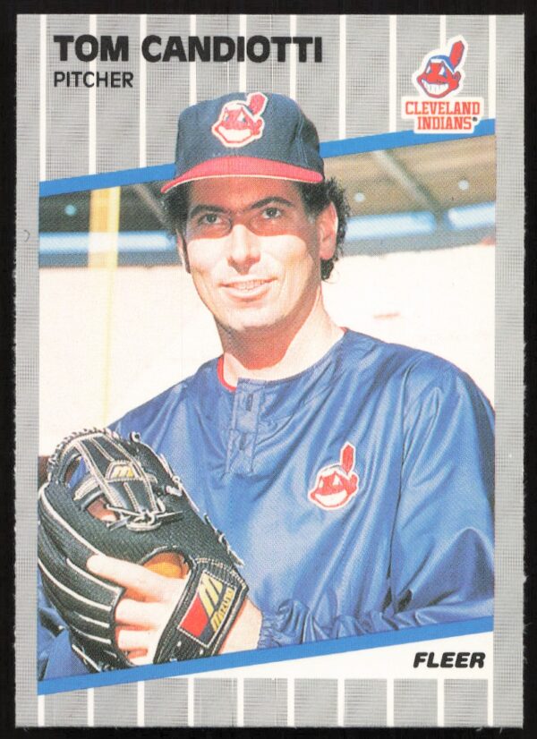 1989 Fleer Tom Candiotti #399 (Front)