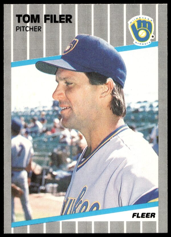 1989 Fleer Tom Filer #185 (Front)