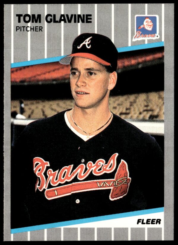 1989 Fleer Tom Glavine #591 (Front)