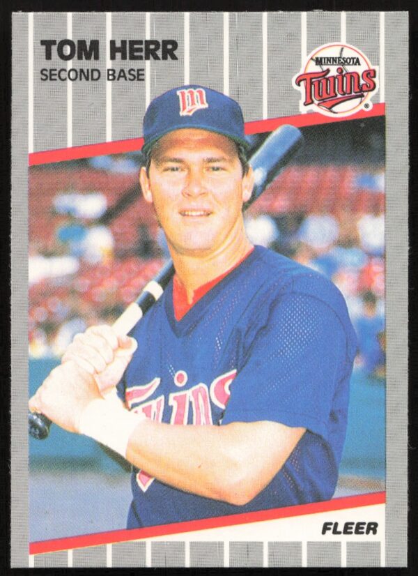 1989 Fleer Tom Herr #115 (Front)