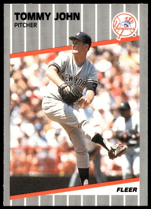 1989 Fleer Tommy John #255 (Front)