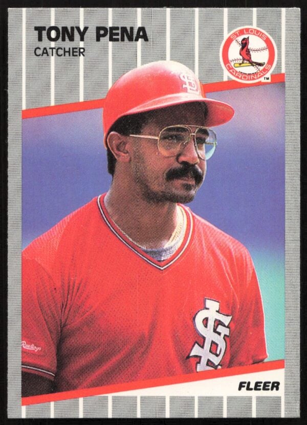 1989 Fleer Tony Pena #460 (Front)