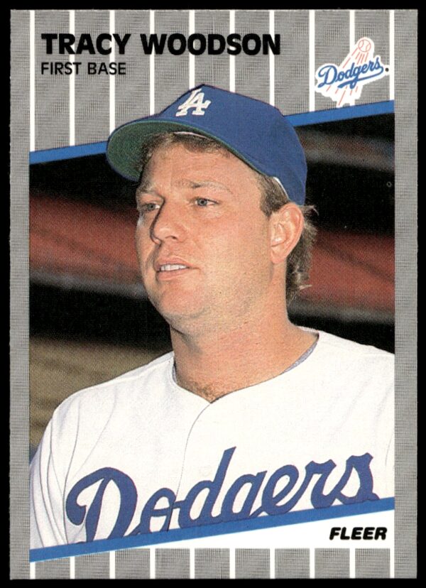 1989 Fleer Tracy Woodson #77 (Front)