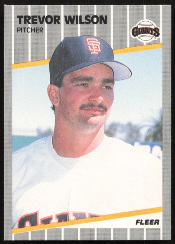 1989 Fleer Trevor Wilson #347 (Front)