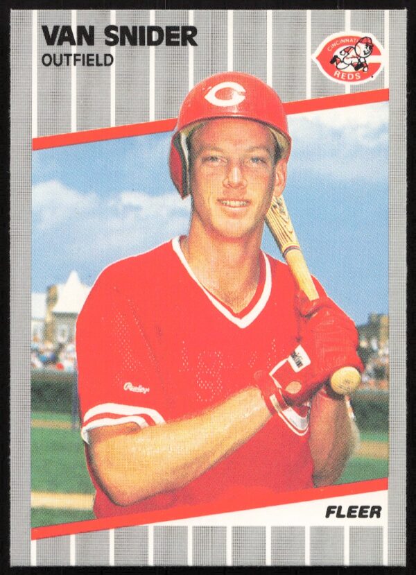 1989 Fleer Van Snider #172 (Front)