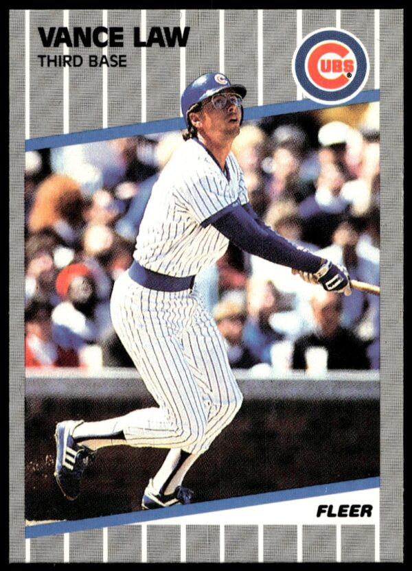 1989 Fleer Vance Law #430 (Front)