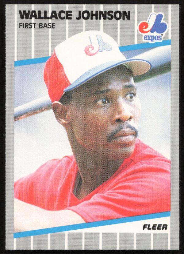 1989 Fleer Wallace Johnson #382 (Front)