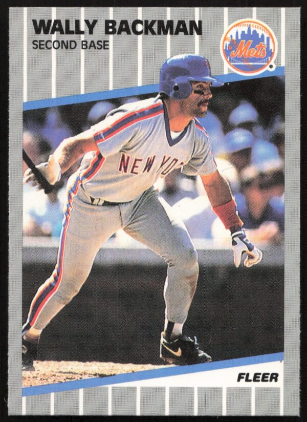 1989 Fleer Wally Backman #28 (Front)