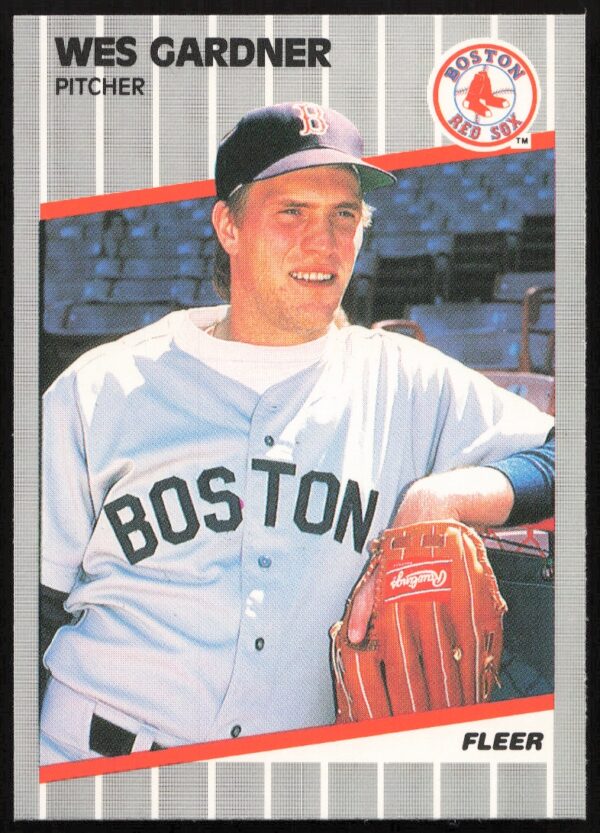 1989 Fleer Wes Gardner #88 (Front)