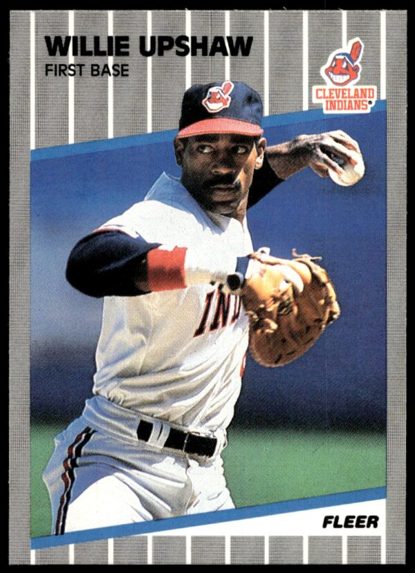 1989 Fleer Willie Upshaw #415 (Front)