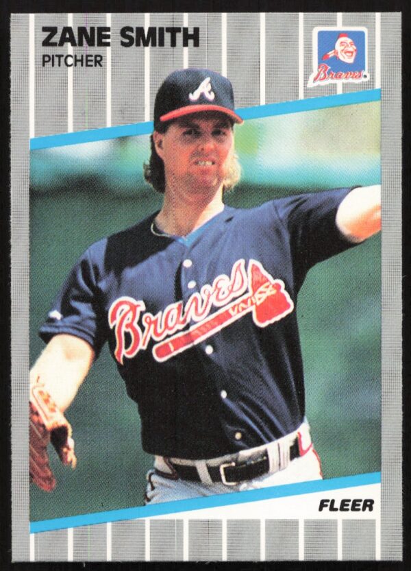 1989 Fleer Zane Smith #601 (Front)