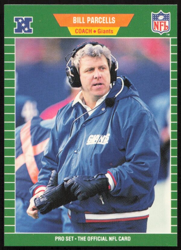 1989 Pro Set Bill Parcells #293 (Front)