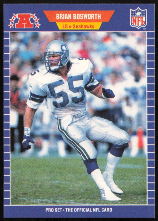 1989 Pro Set Brian Bosworth #391 (Front)