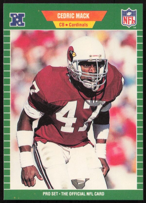 1989 Pro Set Cedric Mack #332 (Front)